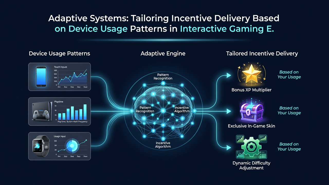 Screenshot of a gaming interface displaying personalized incentives based on device usage analytics