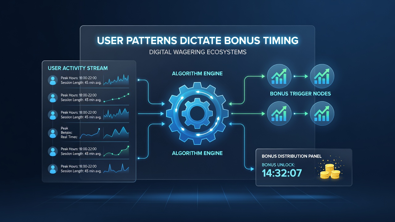 Mobile device displaying timed bonus notification synced with user gameplay patterns in a wagering app